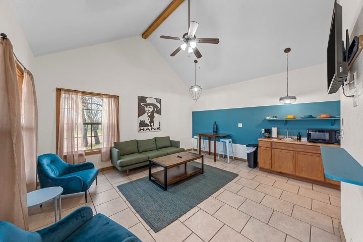 a room full of furniture