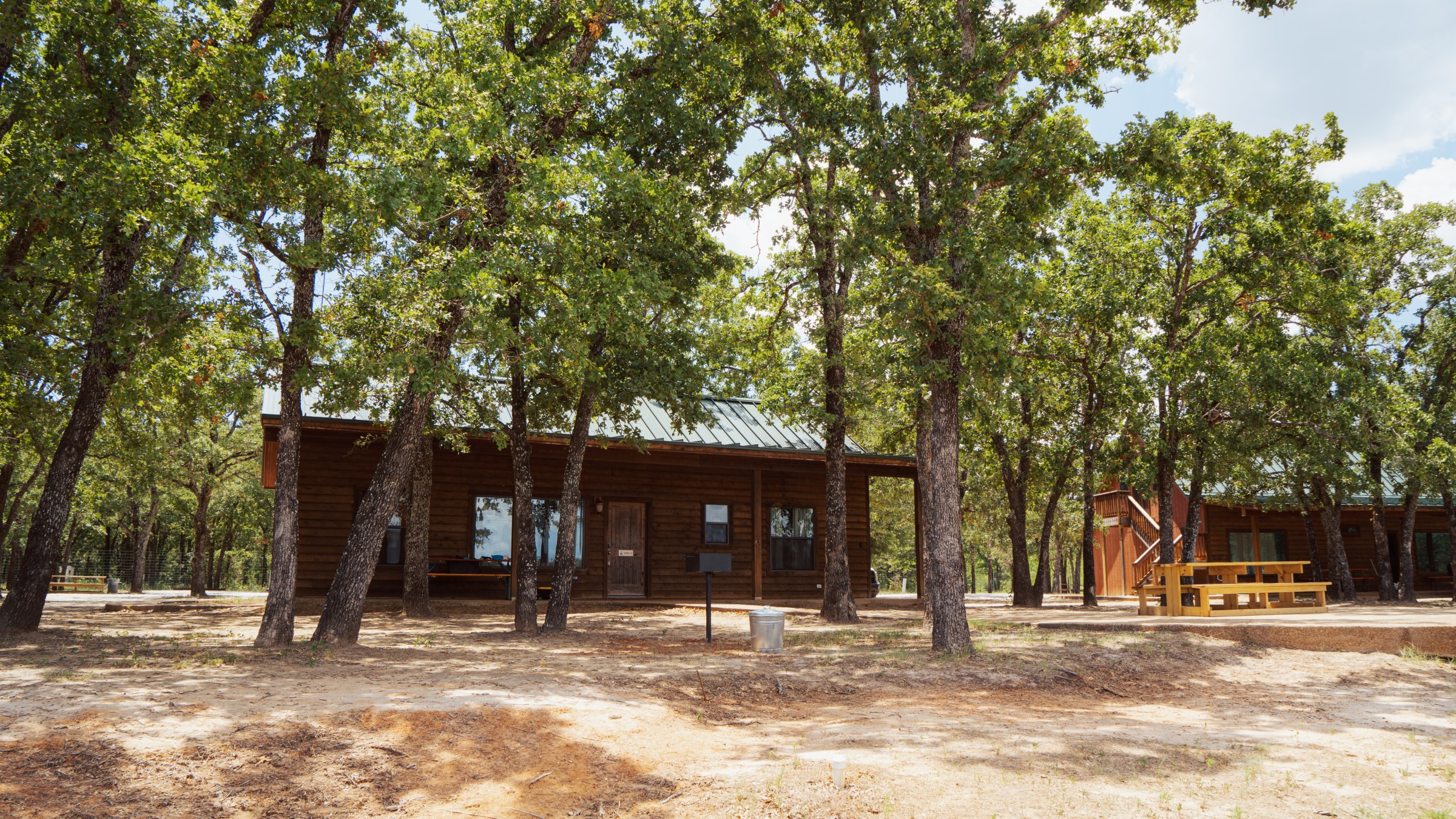Cabins available for rent, providing a cozy retreat to unwind.