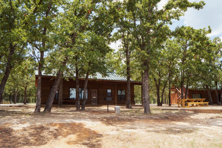 Cabins available for rent, providing a cozy retreat to unwind.