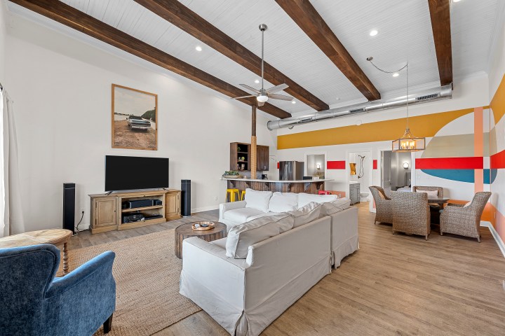 Malibu Suite at Waco Surf offers ocean views and a large living space